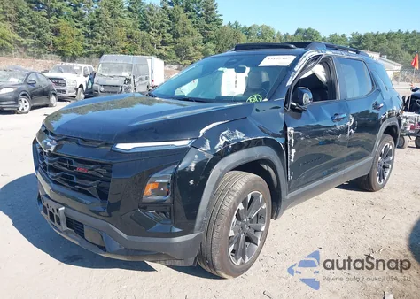 2025 Chevrolet Equinox Awd Rs из США, поврежденный, VIN 3GNAXTEG9SL110114